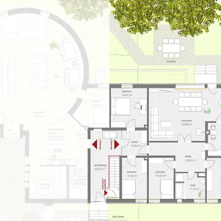 Dreamcation - Ehemalige Pfarrer- & Souterrain Wohnung, 3d-tour, Terrasse, Garten, Bbq Lejlighed