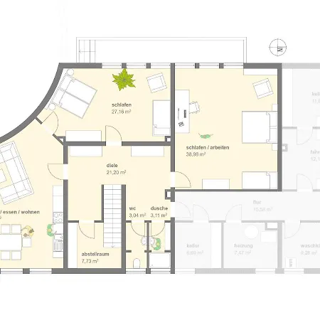Apartment Dreamcation - Ehemalige Pfarrer- & Souterrain Wohnung, 3d-tour, Terrasse, Garten, Bbq Kelheim